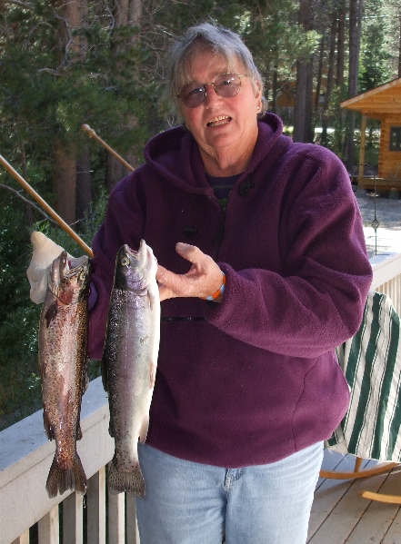 Bev with trout